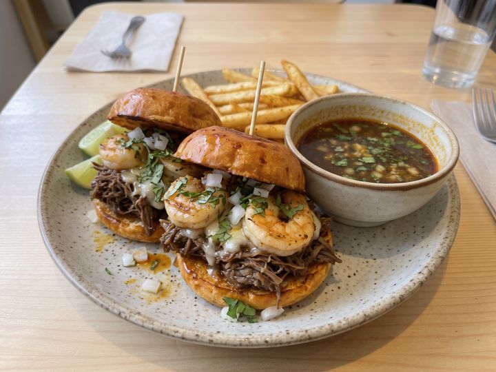 Birria Surf & Turf Sliders