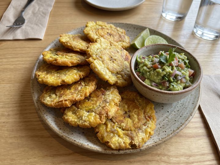 Patacones with Guacamole